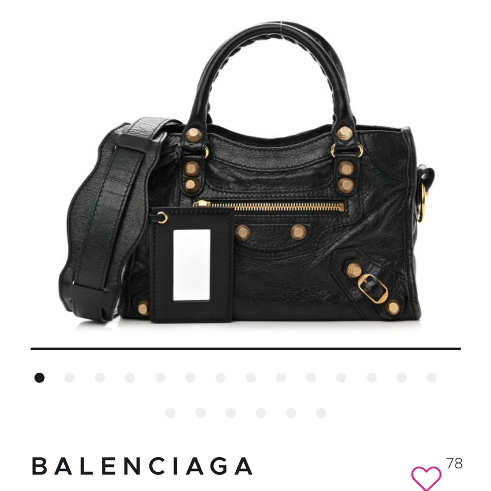 Balenciaga Giant 21 Gold Hardware Work Bag in Black dust bag included